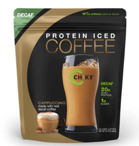 CHIKE Decaf Cappuccino Protein Coffee
