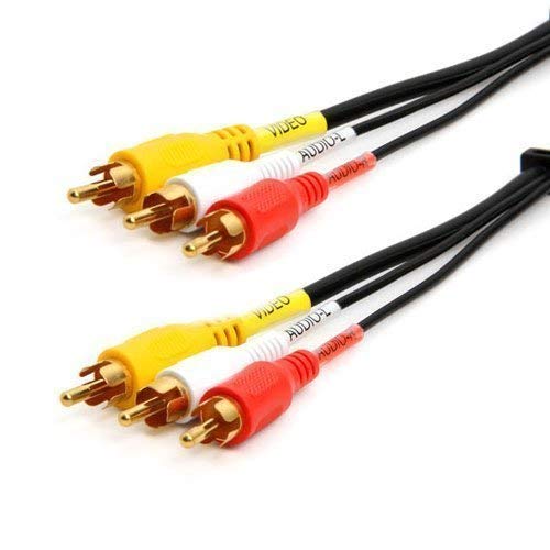 PTC 50 ft Premium Gold Series Composite AV Audio Video Cable – chapado en oro