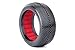 AKA Products 14013SR Racing Buggy Gridiron II Soft Tire with Red Inserts, Scale 1:8