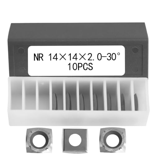 Fresa carburo 14×14×2 mm, ángulo negativo, pack 10 miniatura 2
