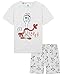 Disney Toy Story Pigiama Bambino, Pigiami A Maniche Corte in Cotone di Buzz Lightyear, Woody E Forky, Idea Regalo per Bambini da 2 A 10 Anni (3-4 Anni, Grigio)