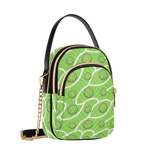 Image of MCHIVER Golf Crossbody Bag for Women Cell Phone Purse Wallet with Removable Chain Shoulder Handbag