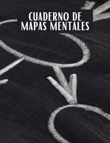 Cuaderno de Mapas Mentales: Cuaderno de trabajo de pensamiento visual | Plantillas de mapas mentales en blanco para organizar pensamientos e ideas | ... de lluvia de ideas | 8,5 * 11 | 100 páginas.