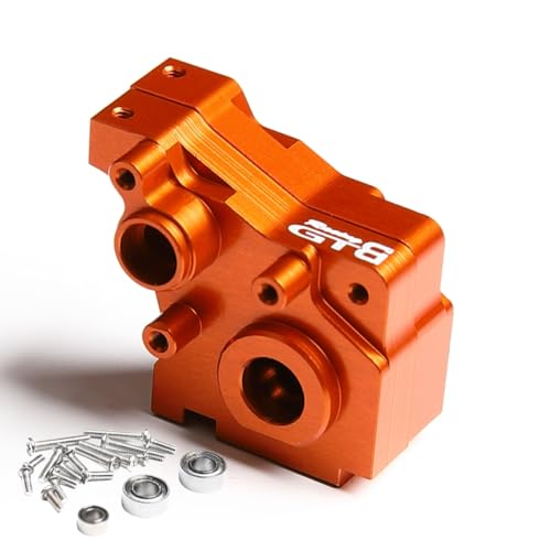 Team Losi Micro Gear Box Case Set Upgrade Part (orange)