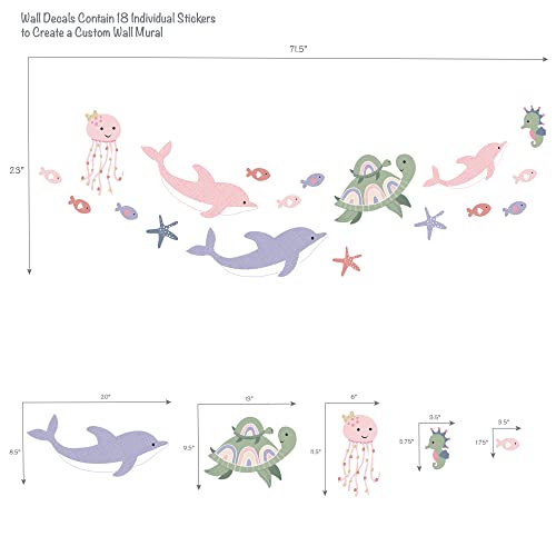 Lambs & Ivy Nautical Sea Life Wall Decals #TOP9