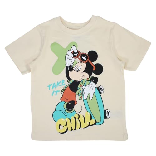 Disney Mickey, T Shirt, Garçon, Fille, (4 à 10 Ans), Polo, Débardeur, Chemise, Imprimé, Vêtements, Unisexe, Enfants, Sport, Respirant, Modèle DIS MFB...
