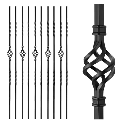 Iron Balusters for Staircase Indoor blissbuys Staircase Balusters 10 Pack,