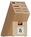 Produktbild WMF Messerblock ohne Messer, unbestückt, Holz, Buchenholz, leer, für 6 Messer, 1 Fleischgabel, 1 Wetzstahl, 1 Schere