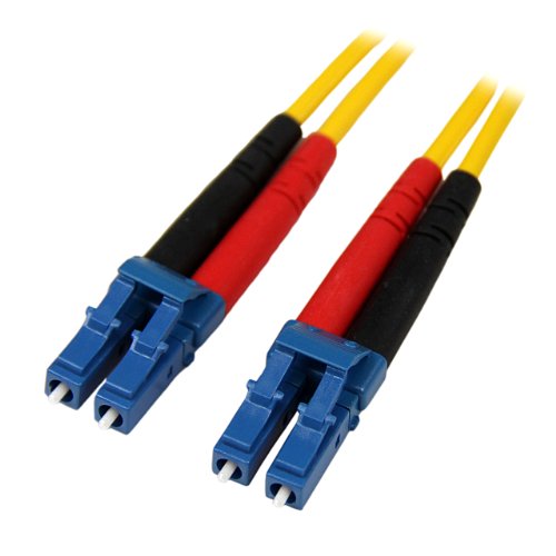 StarTech.com Câble Réseau Fibre Optique LC vers LC Mâle / Mâle - Duplex Monomode 9/125 LSZH - Jaune 4 m (SMFIBLCLC4)