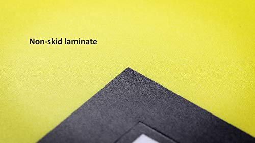 10 Fußbodenaufkleber, Pfeil, 20 x 20 cm, Gelb/Schwarz - Sicherheitsabstand Aufkleber - Halten Sie 1,5 m Abstand Aufkleber Warnschilder - Anti-Rutsch + Wasserdicht & UV-beständig - Image 6