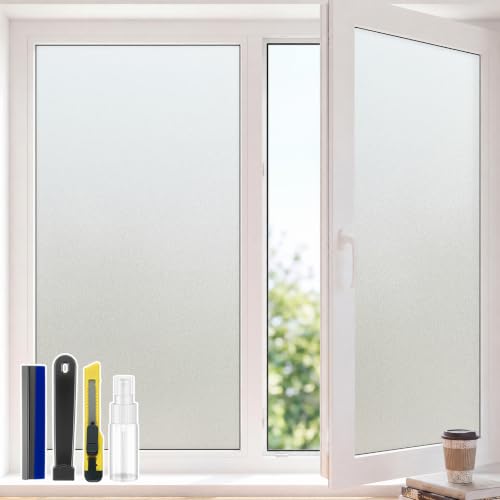 VUESILL Frosted Glass Window Privacy Film, Static Cling...