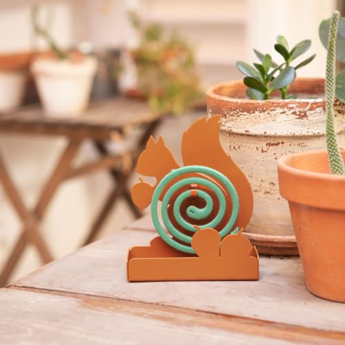 Support spirale anti-moustique Balvi écureuil marron avec base - 5