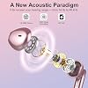 Wireless Earbuds, Bluetooth 5.4 Headphones HiFi Stereo, Bluetooth Earbuds with ENC Noise Cancelling Mic, 36H LED Display Ear Buds, IPX7 in Ear Earphones for Phone Tablet Laptop Sports, Rose Gold