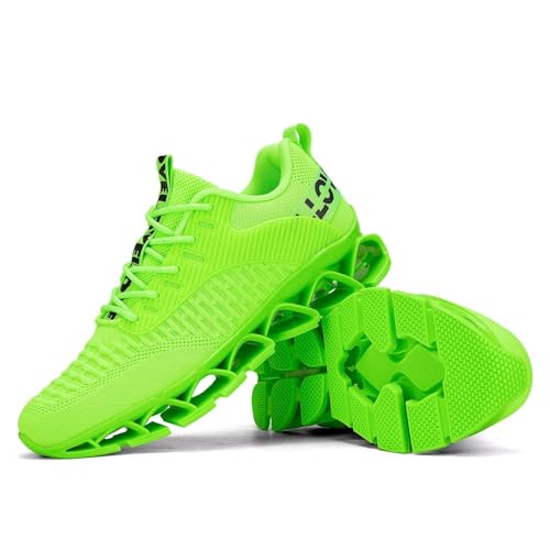 Image of Vooncosir Men's Fashion Sneakers Breathable Mesh Running Shoes Blade Non Slip Soft Sole Casual Athletic Walking Shoes