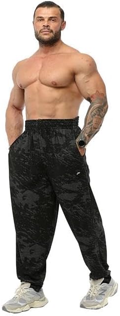Men's Loose Fit Sweatpants with Pockets, Baggy Gym Pants Four Season Exercise Track Pants - Image 6