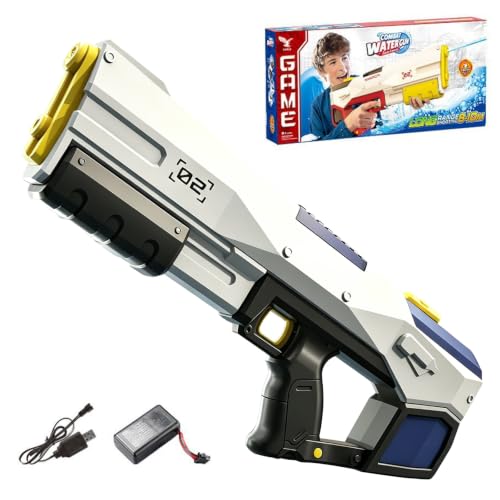 Pistolet à Eau électrique,Pistolet à Eau Automatique,Water Gun,Pistolet Eau Electrique,Pistolets à Eau Automatiques,pour Plage,Piscine,Jardin,Fête de l'été