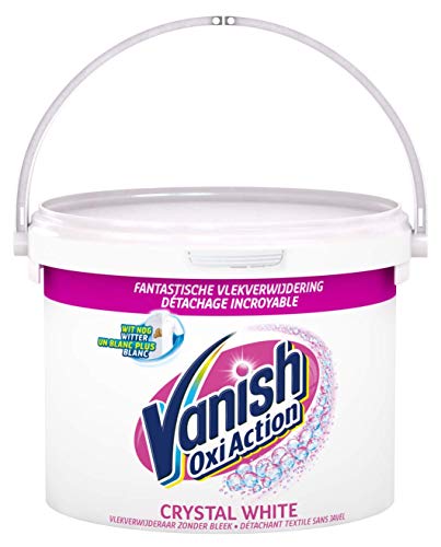 Vanish Oxi Action Crystal White Poeder Base - Vlekkenverwijderaar voor Witte Was - 2,4 kg