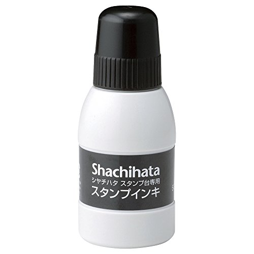 Encre Shachihata pour tampon encreur bouteille noire timbre Japon