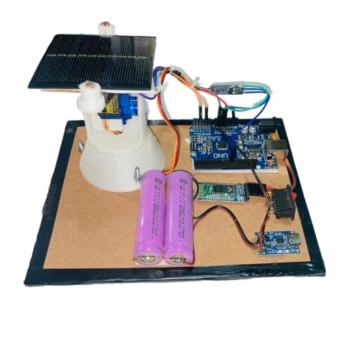 Image of Solar Tracker Single Axis Engineering Project ( Android Controlled +Automatic ) With Project Report