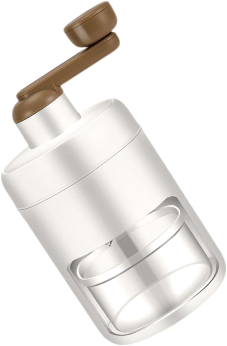 Happyyami Handheld Ice Crusher Manual Ice Shaver with Construction for Home Drinks Parties Celebrations for Refreshing Beverages