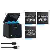 Chargez trois batteries simultanément grâce à la triple station de charge incluse. Cette configuration pratique vous permet d'alimenter plusieurs cellules simultanément, réduisant ainsi considérablement les temps d'arrêt entre les séances de tournage.