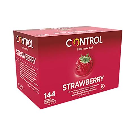 Control Preservativos Strawberry 144 und. Cover