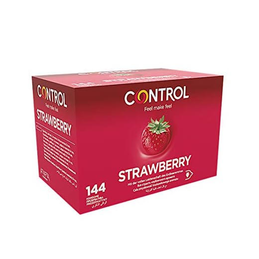 Control Preservativos Strawberry - Caja con 144 Condones