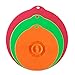 Gativs Coperchi Silicone Set 3 Pezzi Coperchio Silicone Pentola Riutilizzabile Coperchi in Silicone Stretch Coperchi a Ventosa in Silicone Coperchio a Vuoto(3 Dimensioni)