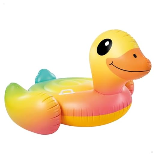 Intex 57556NP - Pato hinchable 147x147x81 cm, Color Multicolor