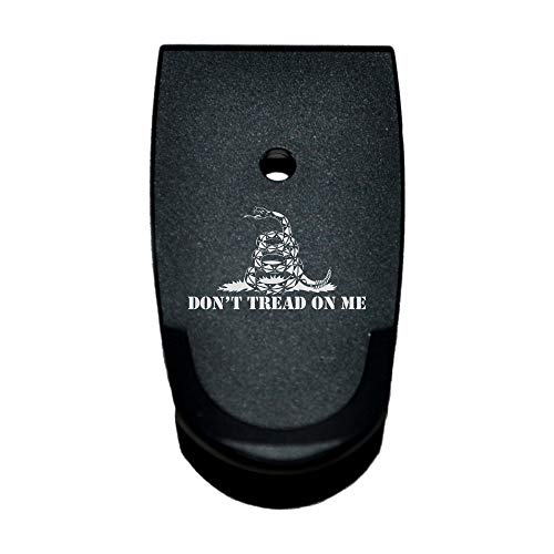 BASTION Extended Magazine Base Plate, Butt Plate for Smith & Wesson M&P 9/40 Shield SUBCOMPACT - Don't Tread ON ME…