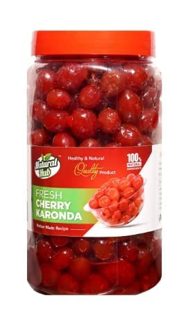 Natural Hub Red Cherry Karonda | Fresh Glazed Candied Cherry Fruit (900grm) (B0B24SJV3W) Amazon Price History, Amazon Price Tracker