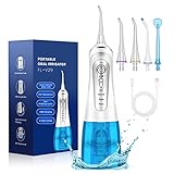 Cordless Water Flosser Teeth Cleaner, 9 Modes 320ML Portable Professional Oral Irrigator for Home...