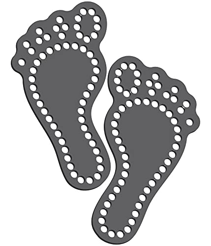 Rhinestone GenieFootprints Magnetic Rhinestone Template, Black