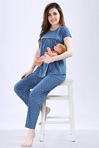 Image of AV2 Women's Cotton All Over Print Top And Pajama Set Pack Of 1
