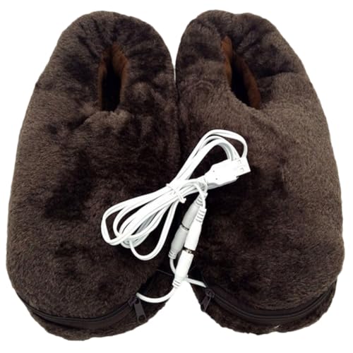 Chaussures chauffantes électriques USB contre les pieds glacés en hiver