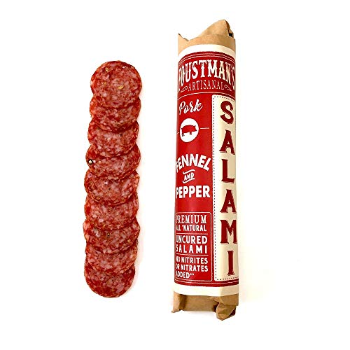 Foustman s Salami (Fennel & Pepper Pork) Artisanal, Nitrate-Free, Naturally Cured