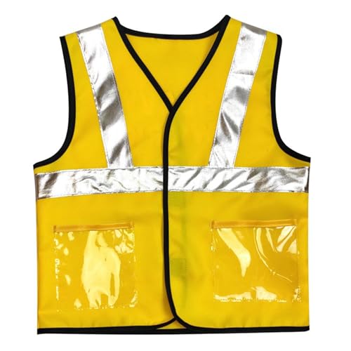 Construction Worker Costume For Boys Engineer Vest Kid Worker Cosplay Kids Role For Play Toy Road Construction