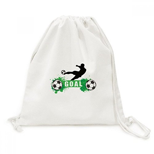 Sac à dos cordon football en toile pour les activités de loisirs