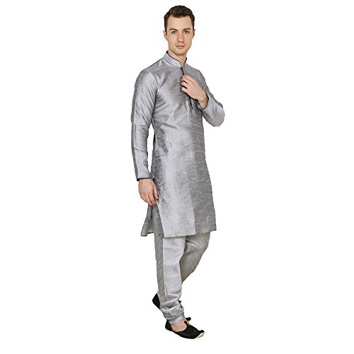 Image of Royal Kurta Men's Silk Blend Kurta Pyjama Set