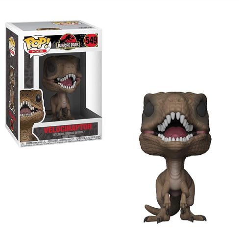 Funko POP! Movies: Jurassic Park - Velociraptor - Kolekcjonerska figurka winylowa - Pomysł na prezent - Oficjalny towar - Zabawki dla dzieci i dorosły