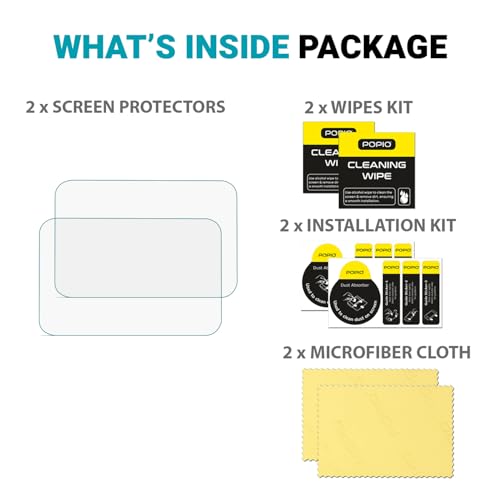 Image of POPIO Military-Grade Gorilla Tempered Glass Compatible for DJI Osmo Nano Action Camera Screen Tempered Glass | Edge-to-Edge Coverage | Pack Of 2