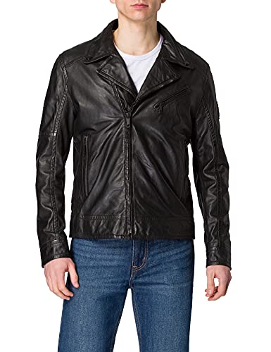 Strellson Premium Herren S.C.Parks-2 110111 Strellson Lederjacke, Schwarz,...