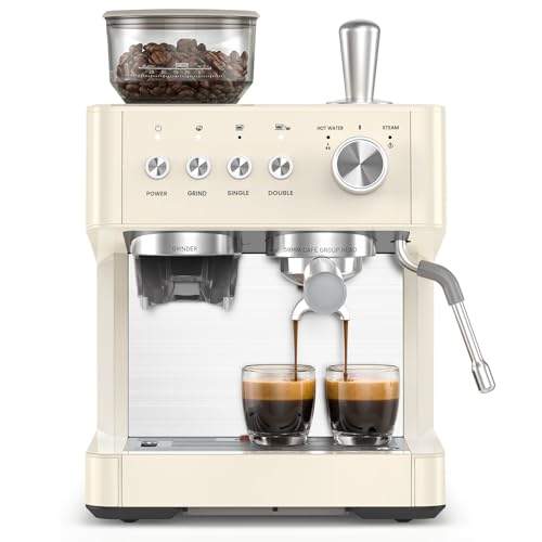 Kismile 20-Bar Espresso Machine with Grinder