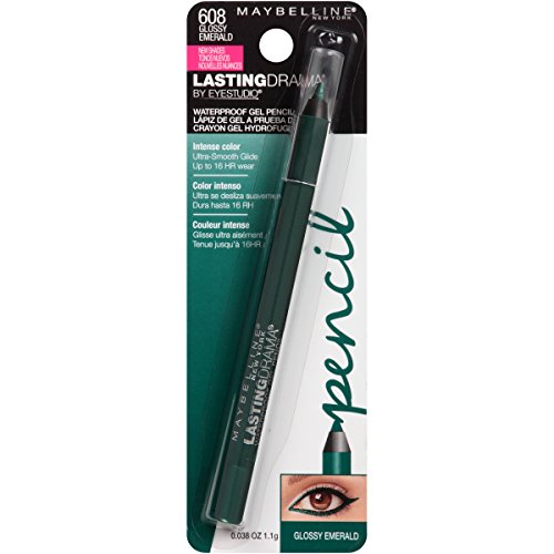 Delineador Gel Maybelline Eyestudio Waterproof Verde miniatura 2