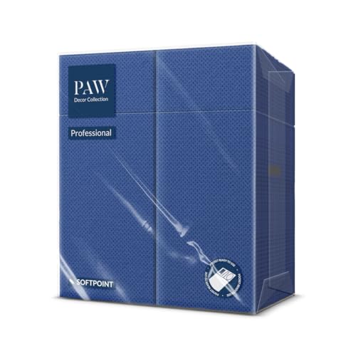 PAW - Besteckservietten aus Softpoint (32 x 38 cm 1/8 Bestecktasche) | 50 Stück | Perfekt für Pubs, Hotels oder Cafés | Serviettentaschen für...