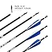 REEGOX Crossbow Bolts 16/18/20 inch Bio Crossbow Arrows with Moon Nocks and Removable Tips (Pack of 12) (20