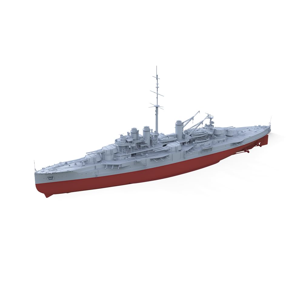 MRY-SFW SSC200582S-A 1/200 zestaw do budowy modelu wojskowego, francuski okręt wojenny Courbet 1920, pełny kadłub