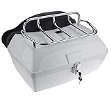 heckfender yamaha xvs 1100 Motorrad-Touring-Kofferraum mit Gepäckträger und Rückenlehne Material: ABS-Kunststoff Farbe: lebendiges Schwarz.