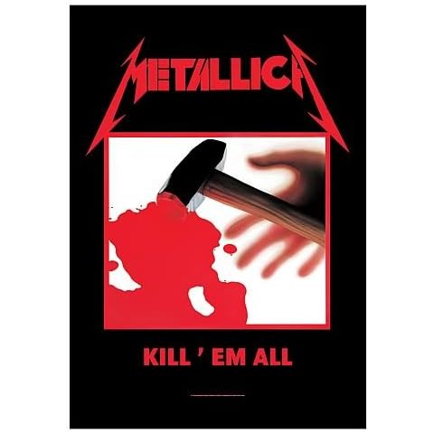 LPGI Metallica Kill Em All Fabric Poster Wall Hanging Cover