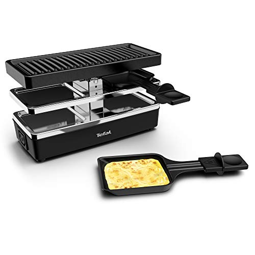 Tefal RE2308 Plug & Share Raclette | 400 Watt | 2 Pfännchen + Grillplatte | Ein-/Ausschalter | Antihaftbeschichtung… – Bild 3